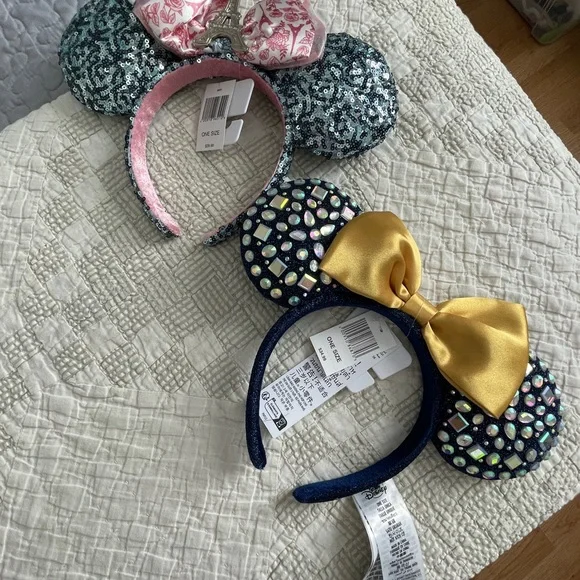 NWT Two pairs Disney Parks Minnie ears - Picture 5 of 5